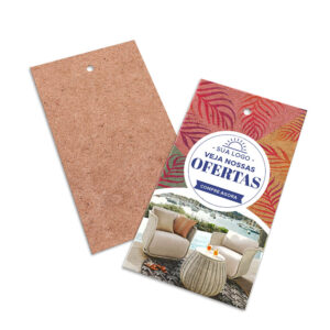 PAPEL KRAFT - TAG - 250g | 4X0 - 250 unidades | TDK50250CC