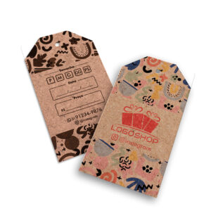 PAPEL KRAFT - TAG - 250g | 4X1 - 100 unidades | TDK51100