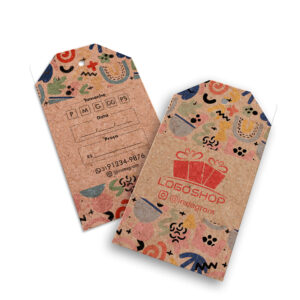 PAPEL KRAFT - TAG - 250g | 4X4 - 100 unidades | TDK54100