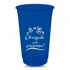 COPO DESCARTÁVEL - 400ML - IMPRESSÃO SILK - FOSCO - 10g | 1X1 - 200 unidades | TEDCAM051