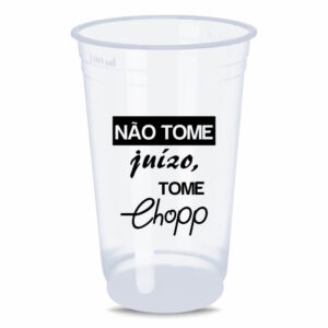 COPO DESCARTÁVEL - 700ML - IMPRESSÃO SILK - TRANSPARENTE - 10g | 1X1 - 50 unidades | TEDCAM115