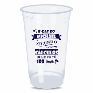 COPO DESCARTÁVEL - 700ML - IMPRESSÃO SILK - TRANSPARENTE - 10g | 1X1 - 5000 unidades | TEDCAM120