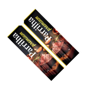 WIND BANNER - TECIDO OXFORD - 30g | 4X4 - 5 unidades | WBRFVC5